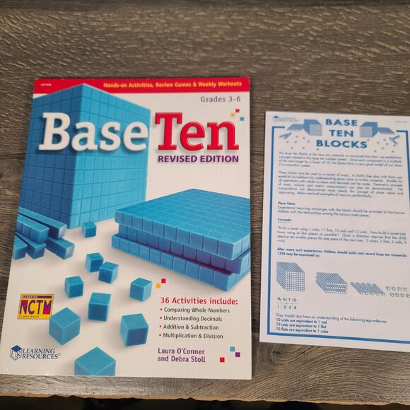 161-Piece Interlocking Base Ten Starter Set for Engaging Early Math Learning - Picture 2 of 14